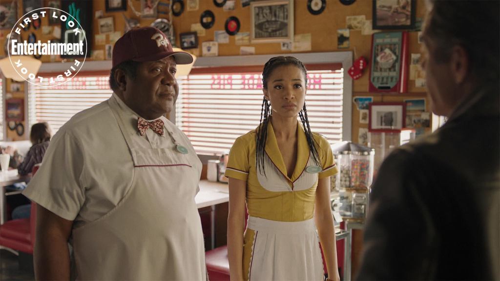 Alvin Sanders and Erinn Westbrook in Riverdale