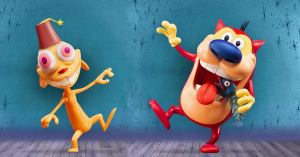 Ren & Stimpy Ultimates Action Figures Aren’t Space Madness