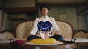 JoJo’s Bizarre Adventure: Anime Josuke Confronts Live-Action Rohan