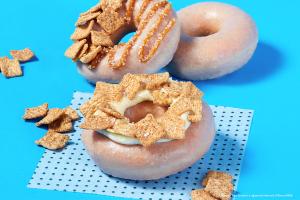 Krispy Kreme Unveils Cinnamon Toast Crunch Milk-Flavored Doughnuts