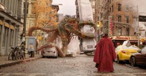 First Doctor Strange in the Multiverse of Madness Clip Debuts Fight With Gargantos