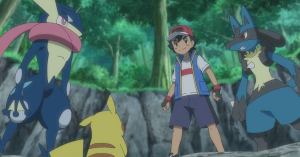 Pokemon Journeys Preview Sets Up Lucario vs. Greninja