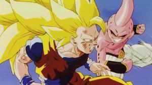 Dragon Ball Z  Art Remakes Goku And Majin Buu In A Traditional Sense