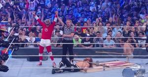 Jackass Star Johnny Knoxville Takes Down Sami Zayn at WrestleMania with Mouse Traps, Tasers, and More