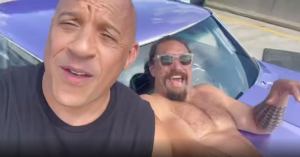 Fast X: Vin Diesel Shares Video of Jason Momoa Posing Shirtless on Car