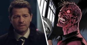 Gotham Knights Star Misha Collins Shares New Behind-the-Scenes Look at Harvey Dent