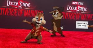 Chip ‘n Dale Crash the Doctor Strange In The Multiverse Of Madness Red Carpet