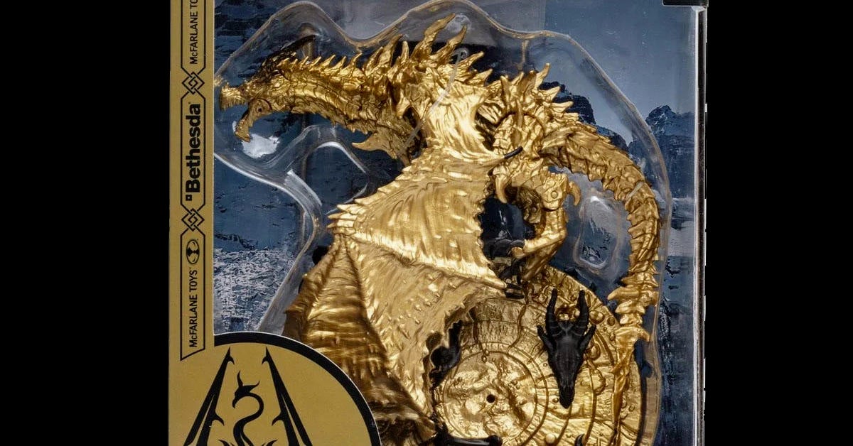 Elder Scrolls V : Skyrim Collectors Edtion Alduin Statue