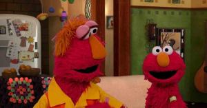 Sesame Street’s Elmo Gets His First COVID Vaccine Shot