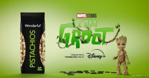 Marvel Studios Celebrates I Am Groot Disney+ Shorts With Wonderful Pistachios Campaign