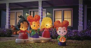 Home Depot Selling Hocus Pocus Lawn Decorations for Halloween