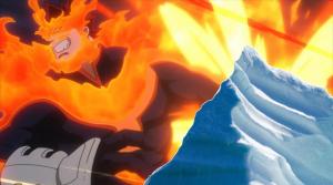 My Hero Academia Art Switches Endeavor’s Fire with Ice in New Sketch