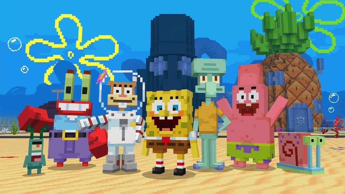 Minecraft Gets Updated SpongeBob SquarePants DLC - ComicBook.com
