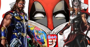 Thor: Love and Thunder Gets Manga Ad by Deadpool: Samurai Team