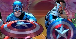Steve Rogers and Sam Wilson’s Captain America Series Cross Over in Cold War Event