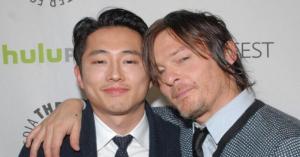 Nope Movie Star Steven Yeun Keeps in Touch With The Walking Dead Cast