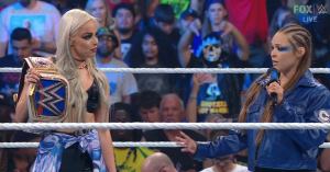 WWE’s Liv Morgan Confronts Ronda Rousey on SmackDown, SummerSlam Title Rematch Teased
