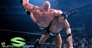The Rock Celebrates Anniversary of Epic Brock Lesnar WWE Title Match at SummerSlam