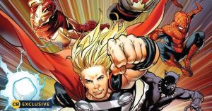 Derek Landy Dials Up an Action-Packed Adventure in All-Out Avengers (Exclusive)