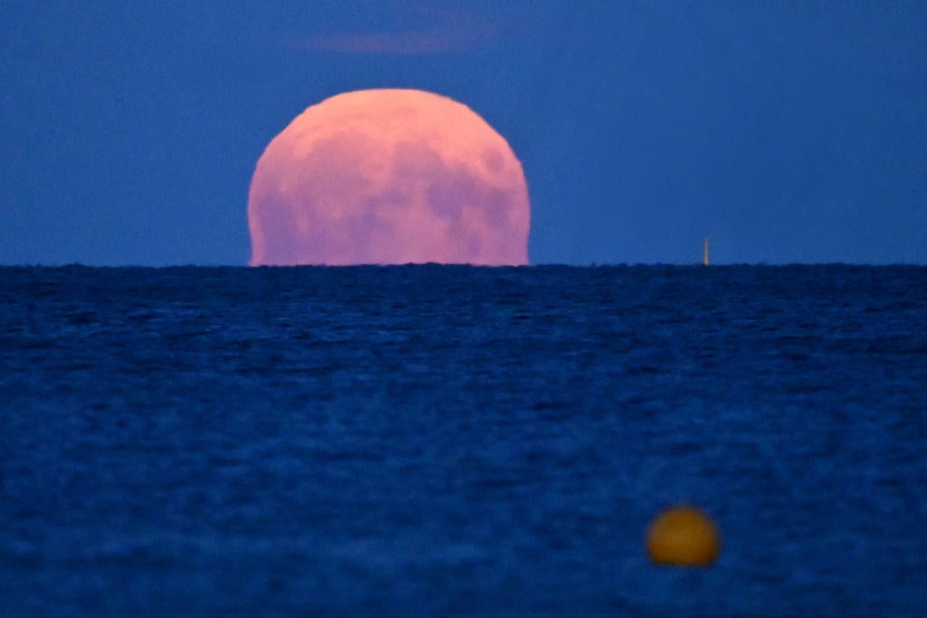 Supermoon in Copenhagen