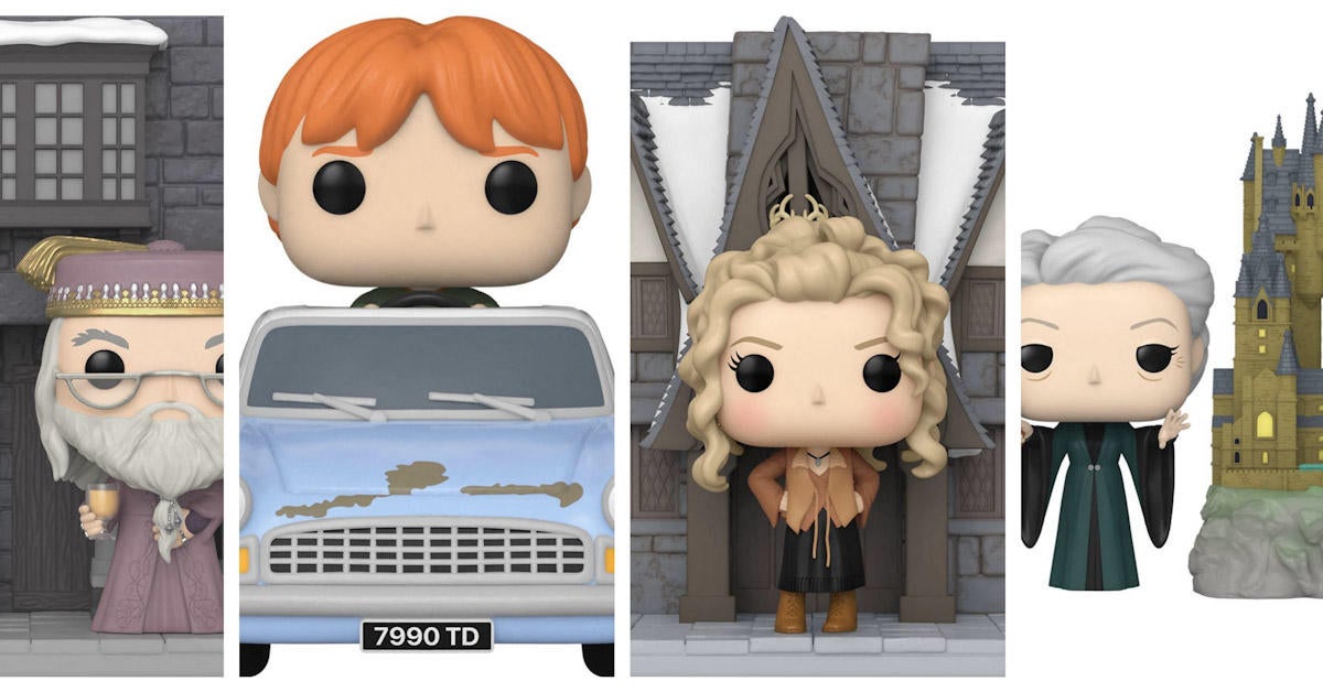 Harry Potter Set of 4 Hogsmeade Deluxe Large Funko Pops NEW 2024 IN BOX