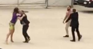 Watch: Seth Rollins and Riddle Start Brawling in the Parking Lot Hours Before WWE Raw Starts