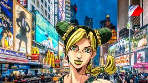 JoJo’s Bizarre Adventure: Stone Ocean Makes Surprise Debut at Times Square