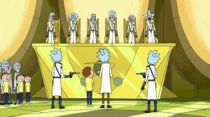 Rick and Morty Cosplay Brings Back The Council of Ricks