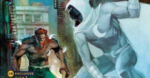 Werewolf by Night and Moon Knight Square Off in a Supernatural Showdown (Exclusive)