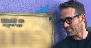 Ryan Reynolds Hilariously Breaks a Piece of TV History on WB Lot