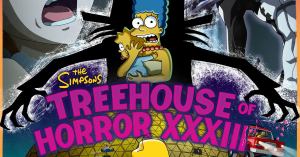 The Simpsons’ “Treehouse of Horror XXXIII” Photos Tease Death Note, The Babadook, and Westworld Parodies