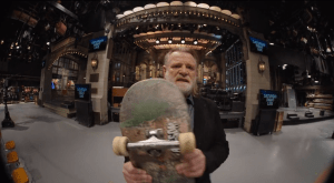 Saturday Night Live Host Brendan Gleeson Skateboards Through Set in Hilarious New Promo