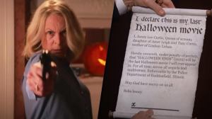 Jamie Lee Curtis Signs Document Confirming She’ll Never Do Another Halloween Movie