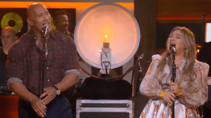 Watch The Rock Sing Country Music on The Kelly Clarkson Show