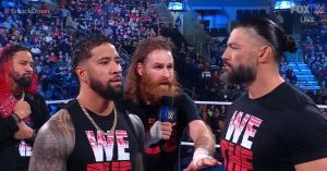 Roman Reigns Returns to WWE SmackDown, Threatens Jey Uso With Turning Sami Zayn into Sami Uso