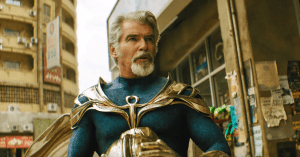 Black Adam Star Pierce Brosnan Teases Dr. Fate’s DC Return