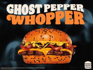 Burger King Introduces Ghost Pepper Whopper With Spooktacular Orange Bun