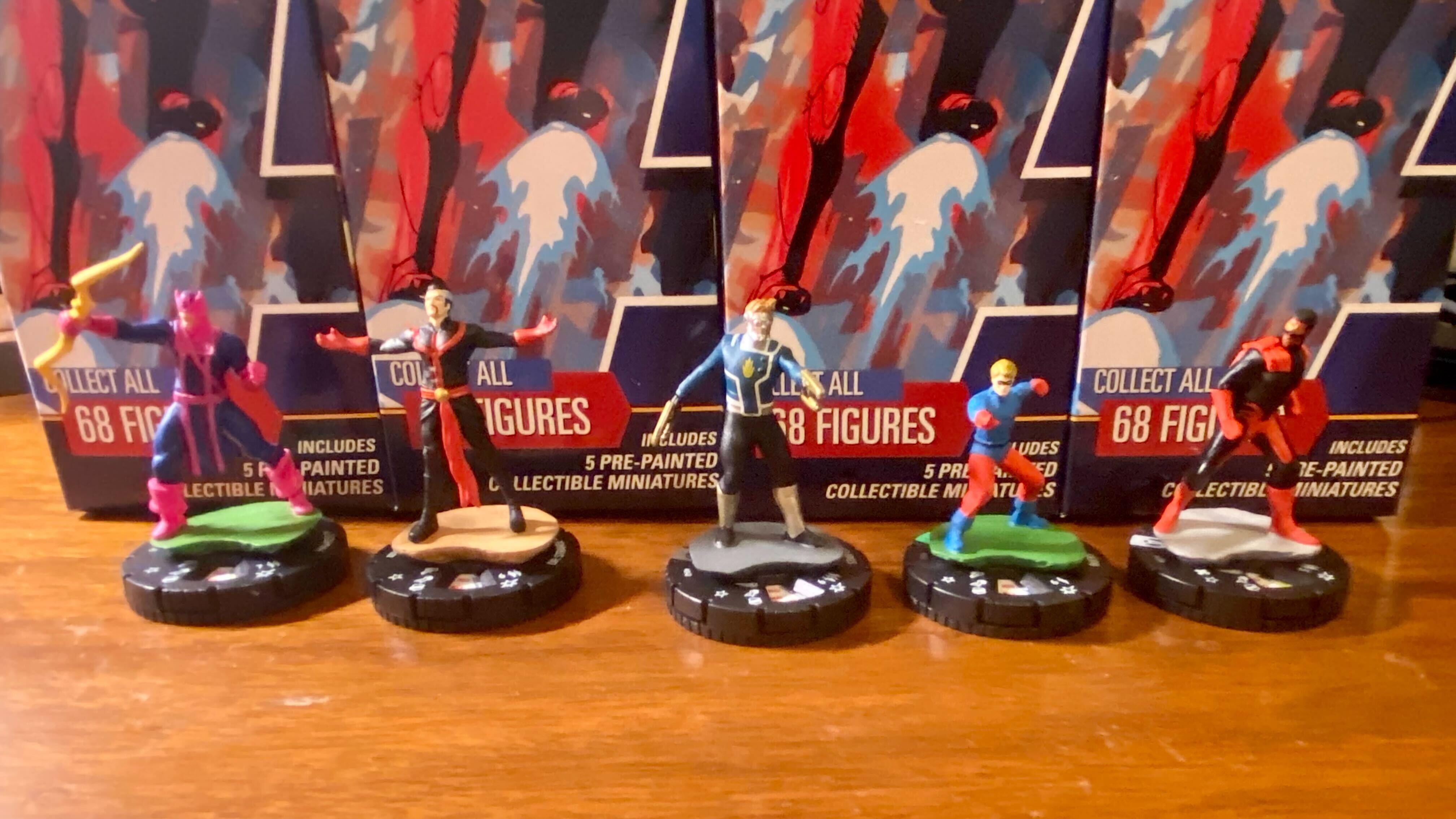 Heroclix - cheapest Lot of 6 Legacy Figures (Avengers Forever)