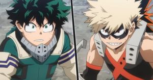 My Hero Academia Art Explores Bakugo’s Competitive Side With Deku