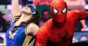 WWE’s Nikki Cross Trashes Superhero Gear With Callback to Famous Spider-Man Scene