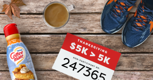 Coffee mate Paying Coffee Drinkers to Skip the Thanksgiving 5K