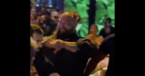 Watch: Bray Wyatt Breaks Character After Cameras Stop Rolling at WWE Crown Jewel 2022