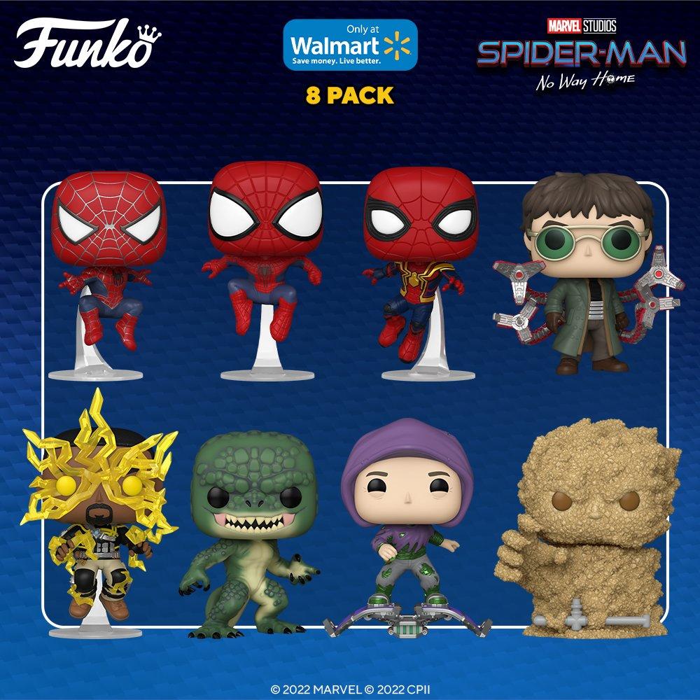 Funko Pop Spiderman popular No Way Home 8 Pop Bundle