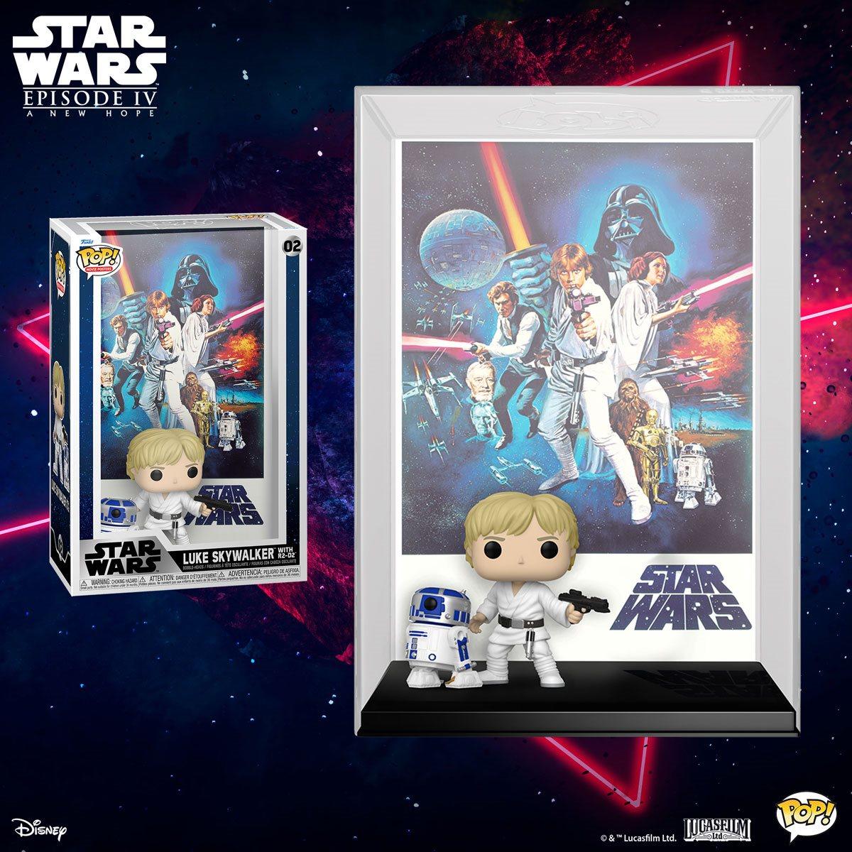 Funko Pop Icon buy 100 Star Wars Movie Poster - Luke Skywalker - New