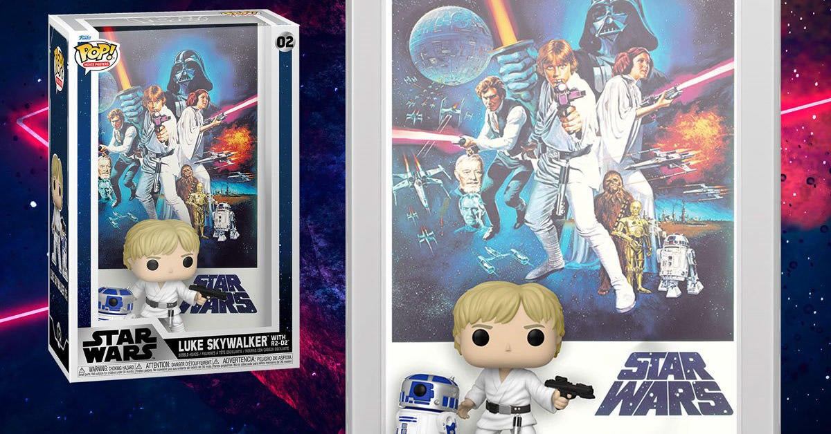 Star Wars: A New Hope Movie Poster Funko Pop Features Luke 