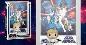 Star Wars: A New Hope Movie Poster Funko Pop Features Luke Skywalker and R2-D2