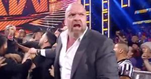 Triple H Appears on WWE Raw to Break Up the Brock Lesnar vs. Bobby Lashley Fight