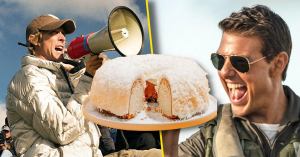 Michael Bay’s Unboxing Video of the Tom Cruise Christmas Cake Is as Chaotic as You Expect