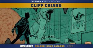 The 2022 ComicBook.com Golden Issue Award for Best Cartoonist