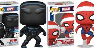Marvel Beyond Amazing Funko Pop Lineup Continues With Santa Spider-Man and Dusk